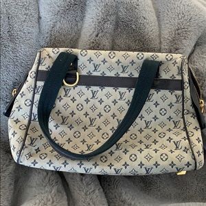 Louis Vuitton blue monogram bag purse
